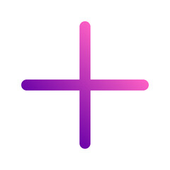 Obraz premium plus gradient icon