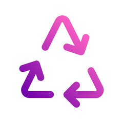 recycle gradient icon