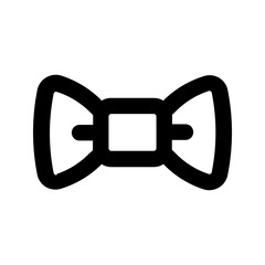 bow tie line icon