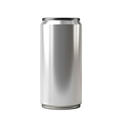 A blank metal coffee can isolated on transparent background, png