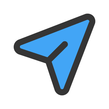 recommend clip art: send outline color icon