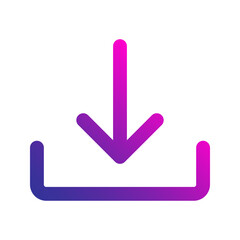 download gradient icon