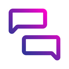 chat gradient icon