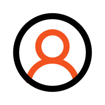 recommend clip art: user profile outline color icon