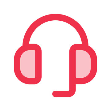 recommend clip art: customer service outline fill icon