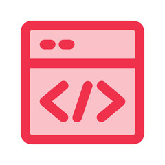 programming outline fill icon