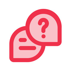 question outline fill icon
