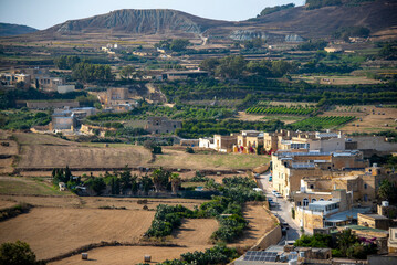 Agricultural Fields on Gozo Island - Malta