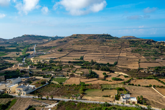 Agricultural Fields on Gozo Island - Malta