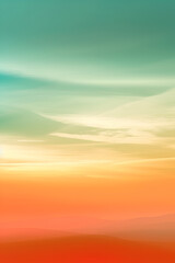 Obraz premium Blur Abstract Background. Colorful Gradient Defocused Backdrop. Simple Trendy Design Element For You Project, Banner, Wallpaper. Beautiful De-focused Soft Blurred Image