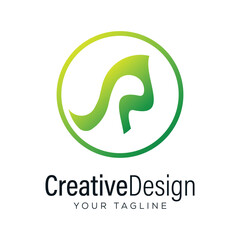Creative letter r logo design