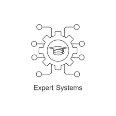 Expert Systems Icon: Harnessing Expert Knowledge.