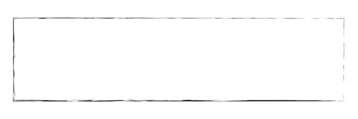 Scribble, sketch lines rectangle frame. Squiggly, zig-zag, criss -cross doodle lines rectangular border. black  lines rectangle frame.