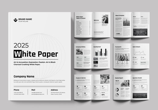 White Paper Template Design