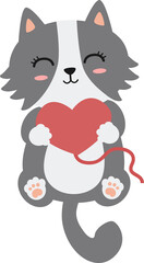 cat in love