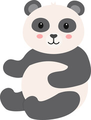 Obraz na płótnie Canvas panda cartoon