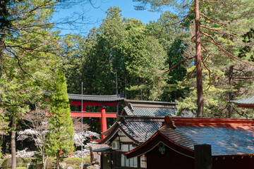Fujiyoshida Kitaguchi Hongu Fuji Sengen Shrine near Fuji Mountain in Yamanashi, Japan
