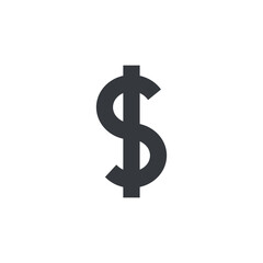 Money Icon, United States Dollar sign vector. Dollar sign icon