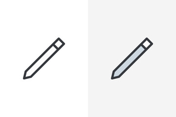 Pen, write icon. Signature pen outline vector sign. Pencil Pictogram Symbol, logo illustration