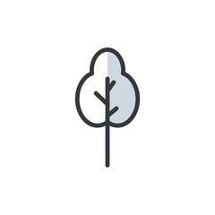 Beautiful Tree icon vector illustration