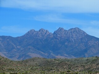 Four Peaks, Iconic Mountains near Phoenix, Arizona