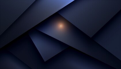 Modern black blue abstract background. Geometric shape. 3d effect. Lines stripes. Cut paper effect