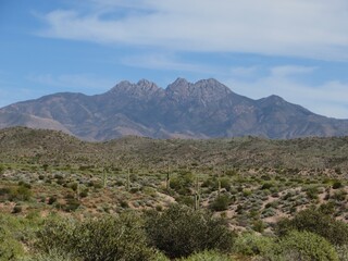 Four Peaks, Arizona Scenery, Iconic Mountains near Phoenix