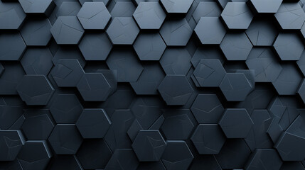 hexagon shape background - 749767310