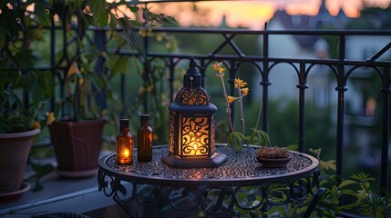 Twilight Serenity on the Balcony - Aromatherapy Outdoors