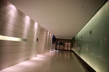 Detailed view of the 'souterrains' - underground pedestrian pathways -Montreal - Quebec - Canada