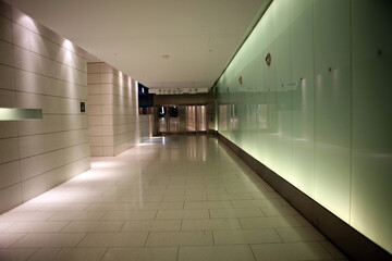 Detailed view of the 'souterrains' - underground pedestrian pathways -Montreal - Quebec - Canada