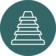 Cones Vector Line Multi Circle