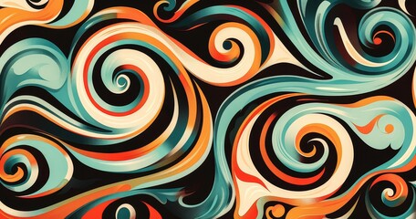 swirling abstract elegance background