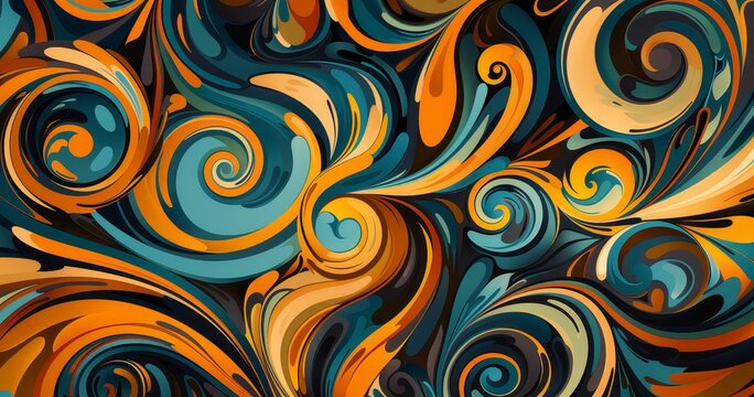 psychedelic swirl fantasy background