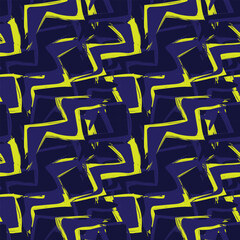 Colourful Abstract Brush Strokes Seamless Pattern Design