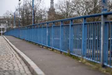 Obraz premium Alte Brücke in Saarbrücken