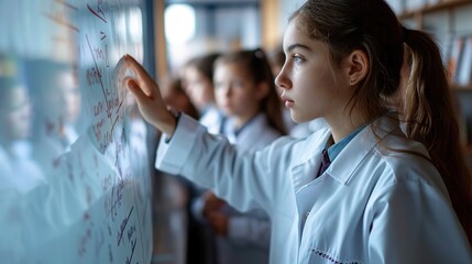 Using interactive whiteboards in high school courses for girls.