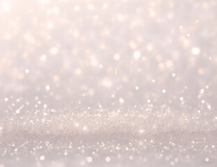 White Magical Blurred Glitter Background.Ai generate