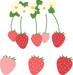 苺のベクターイラスト