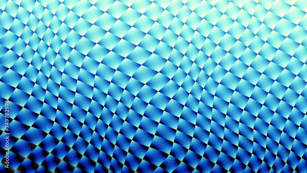 Leinwandbilder simple and classy blue color squared shape tiles background, squares shapes geometrical background. 