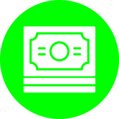 Money Vector Glyph Multi Circle