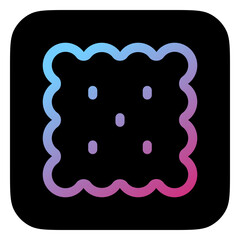 Editable biscuit, cracker vector icon. Bakery, cooking, food. Part of a big icon set family. Perfect for web and app interfaces, presentations, infographics, etc