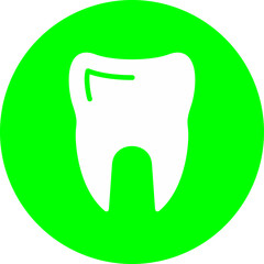 Dental Vector Glyph Multi Circle