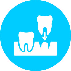 Implants Vector Glyph Multi Circle