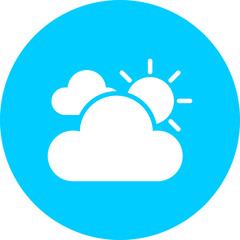 Cloud Vector Glyph Multi Circle