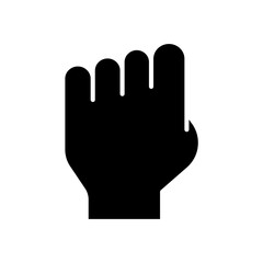 hand icon. solid icon