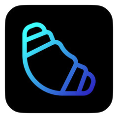 Editable croissant vector icon. Bakery, coffee shop, restaurant, drink, beverages. Part of a big icon set family. Perfect for web and app interfaces, presentations, infographics, etc