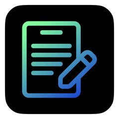 Editable registration form vector icon. Part of a big icon set family. Perfect for web and app interfaces, presentations, infographics, etc