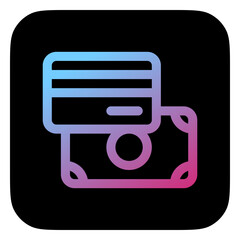 Editable payment methods, card, cash vector icon. Part of a big icon set family. Perfect for web and app interfaces, presentations, infographics, etc