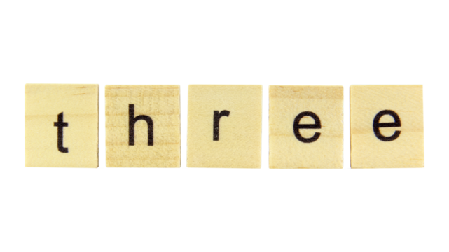 Short word english letter or text on a small wooden cubes block on white background with clipping path.Copy space concept and selection focus.